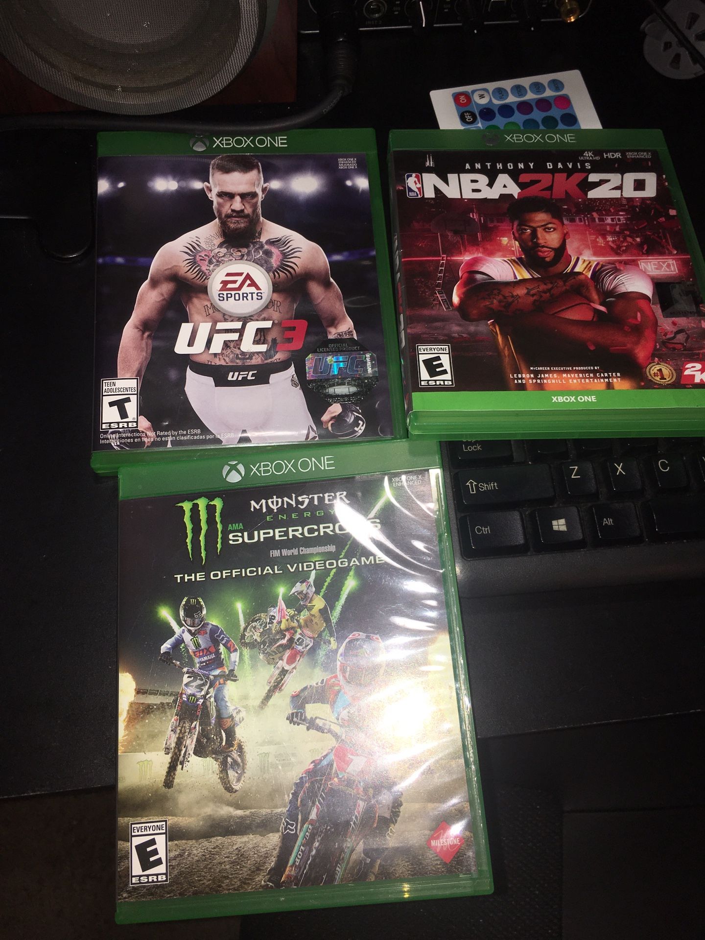 UFC 3 / NBA 2K20 / Monster Energy Supercross