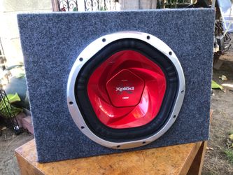 12 inch SONY  XPLOD Subwoofer with truck style box