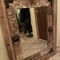 Large Rustic Mirror