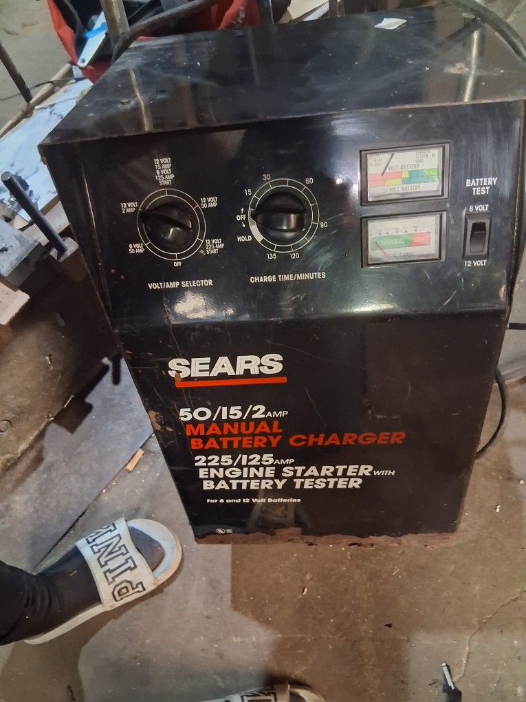 Sears 50/15/2 Manuel Battery Charger