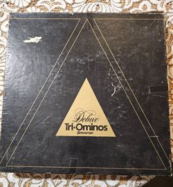 Pressman Deluxe Tri-Ominos Board Game