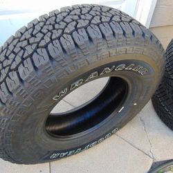 4 New LT 265 75 16 Goodyear Wrangler Workhorse All Terrain Tires 10PLY Date 2025