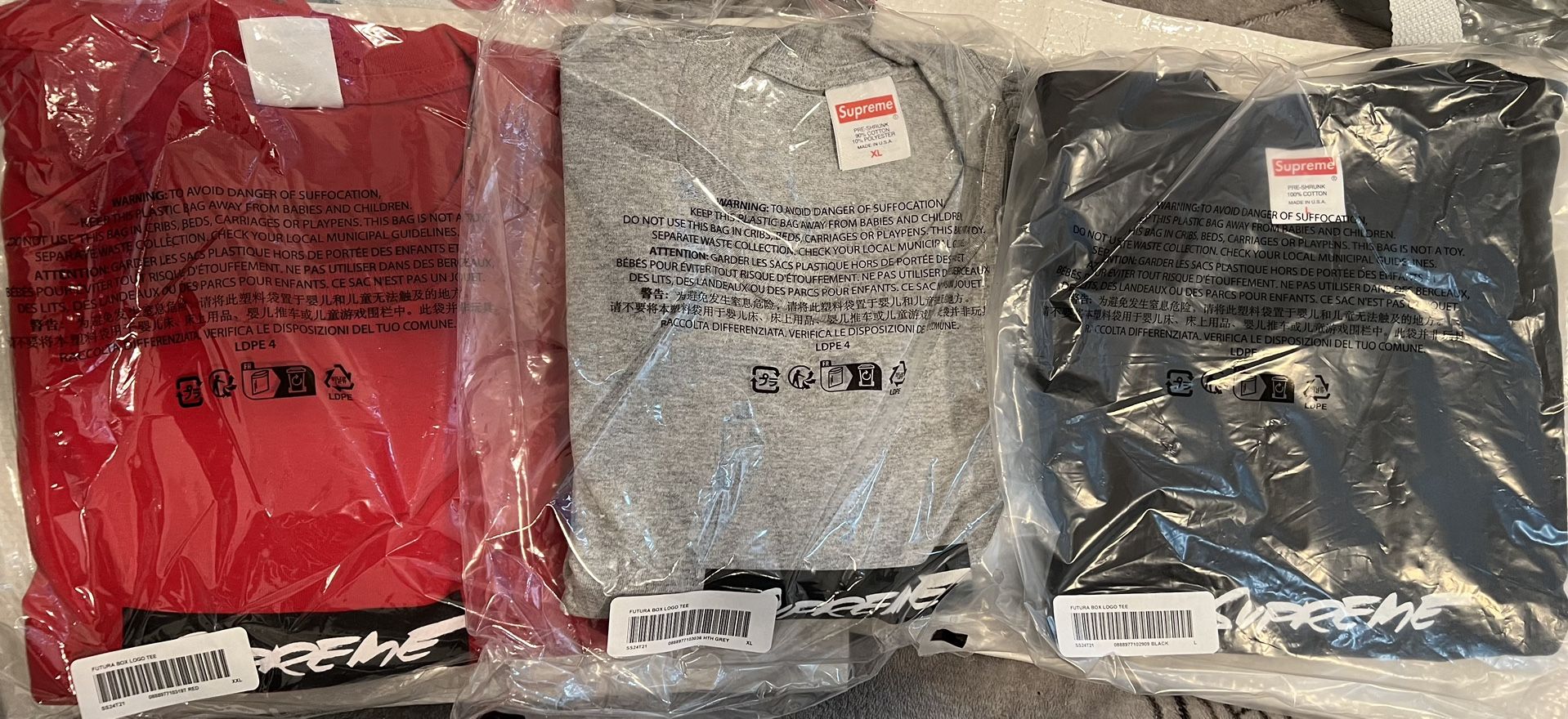 Supreme Futura Box Logo Tee Shirts New In Bag