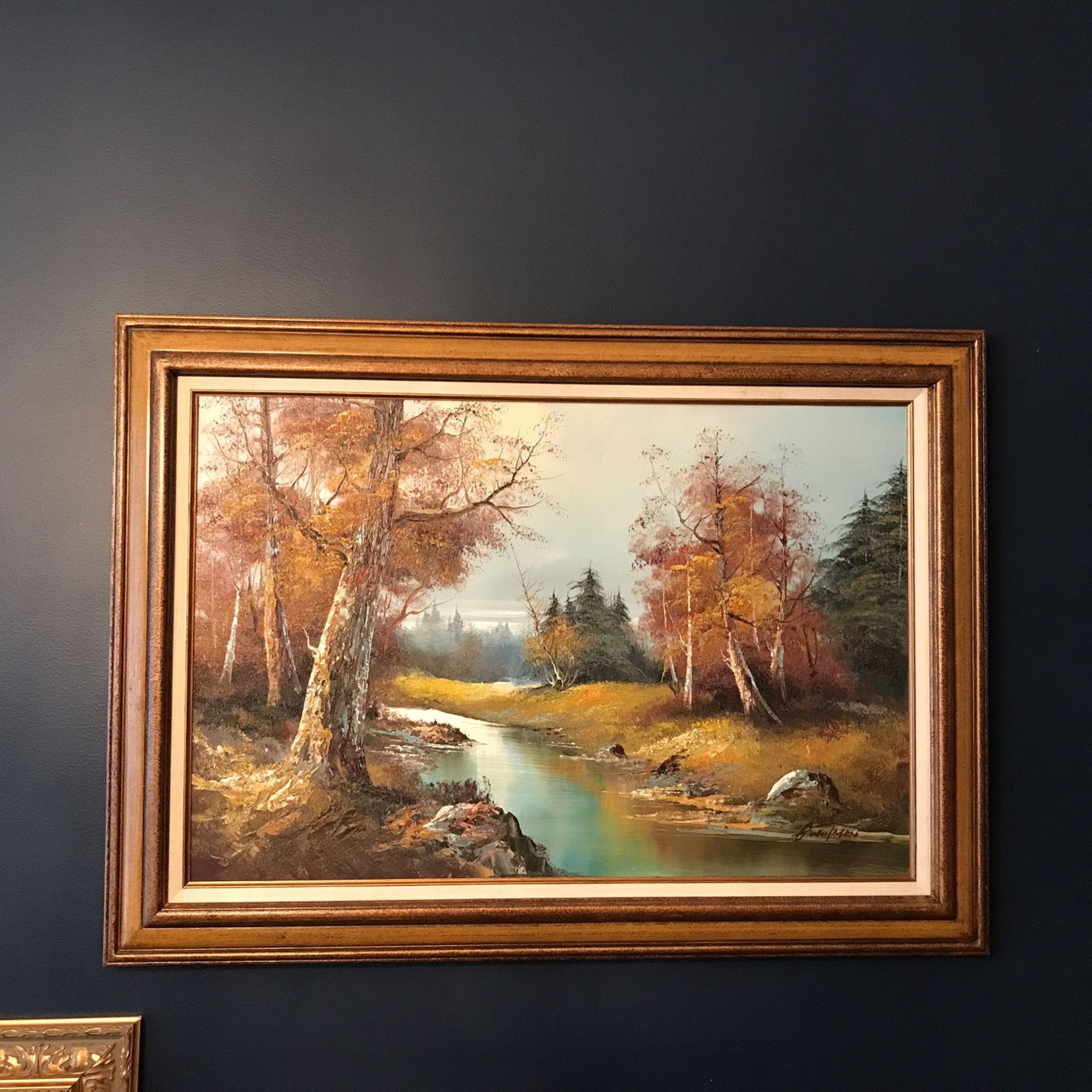 Stunning Original G. WHITMAN Large Oil On Canvas 44x32