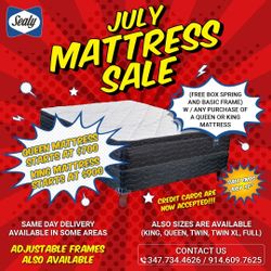 Full Size Bed Mattress / Box Spring And Frame 