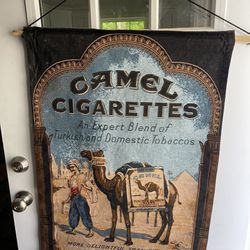Vintage Camel Wall Hanging Tapestry Banner