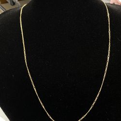 $275 Yellow Gold Figaro Chain