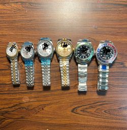 New Mechanical automatic winding men boy women size 24 hs date Watch $ 188ea