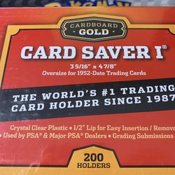 Cardboard Gold Card Saver 2 Box