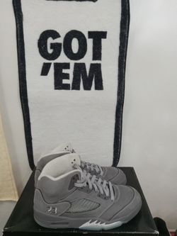 Air Jordan 5 Retro Wolf GREY MEN SZ 9 PRICE FIRM!!
