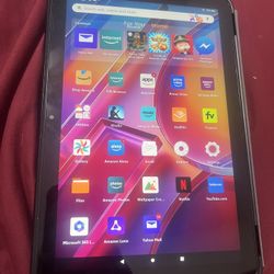 Amazon Fire HD 10 Tablet & Standing Case 