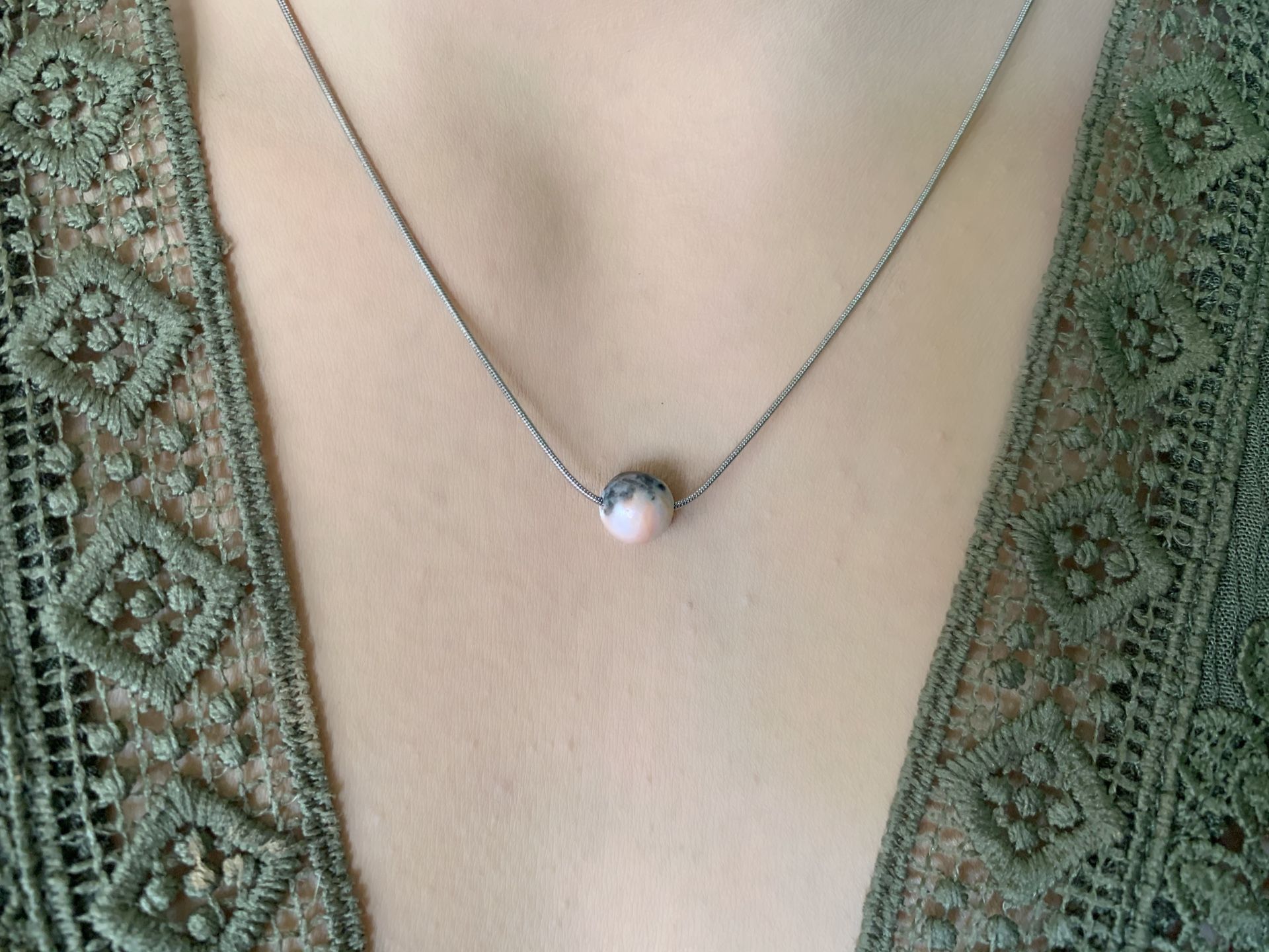 Handmade Crystal bead Necklace