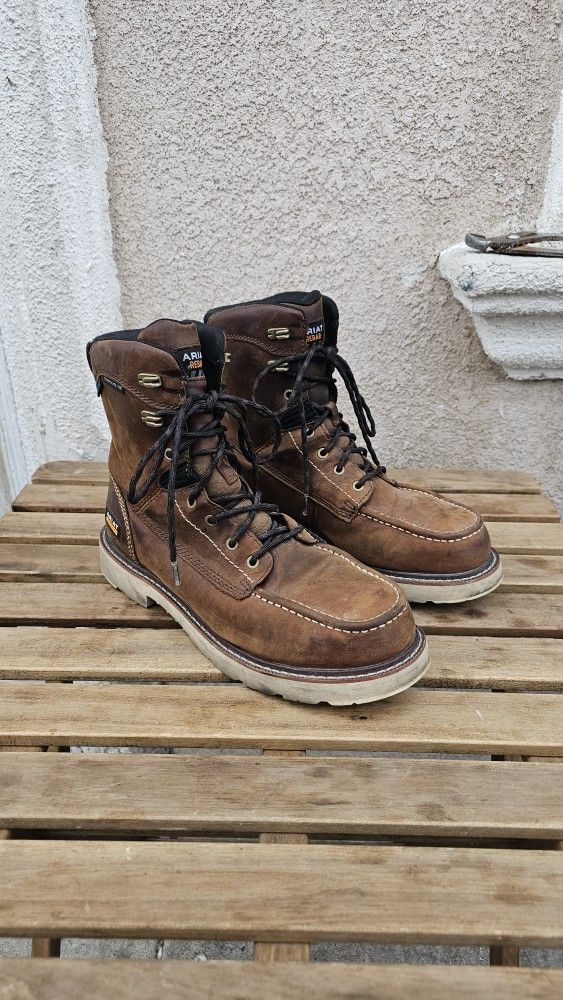 Size 10.5 Ariat Work Boots Composite Toe 