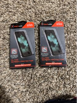 Lot of 2 Blackweb Glass Screen Protectors iPhone SE 5S 5 Corning Glass New