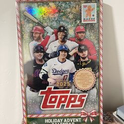 2025 Topps Baseball Cards Advent Calendar Box Sealed 