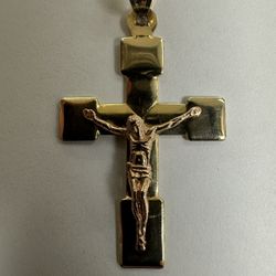 14K Crucifix Charm 