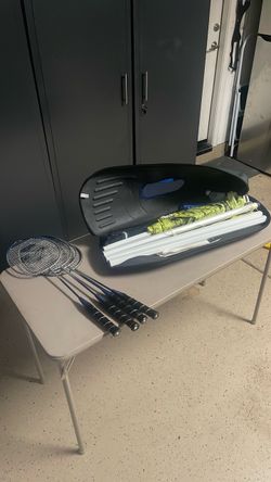 Badminton Set with Rackets and Net