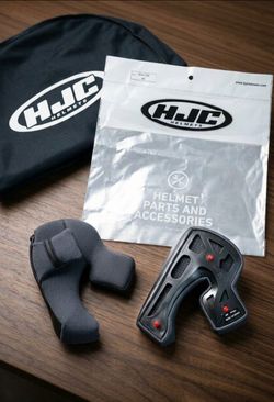 HJC Motorcycle RPHA 91 Helmet Replacement OEM Cheek Pads Grey AS