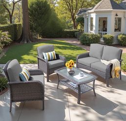 Patio furniture set outdoor new in the box