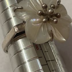 Vintage Sterling Silver Ring Size 7 1/2