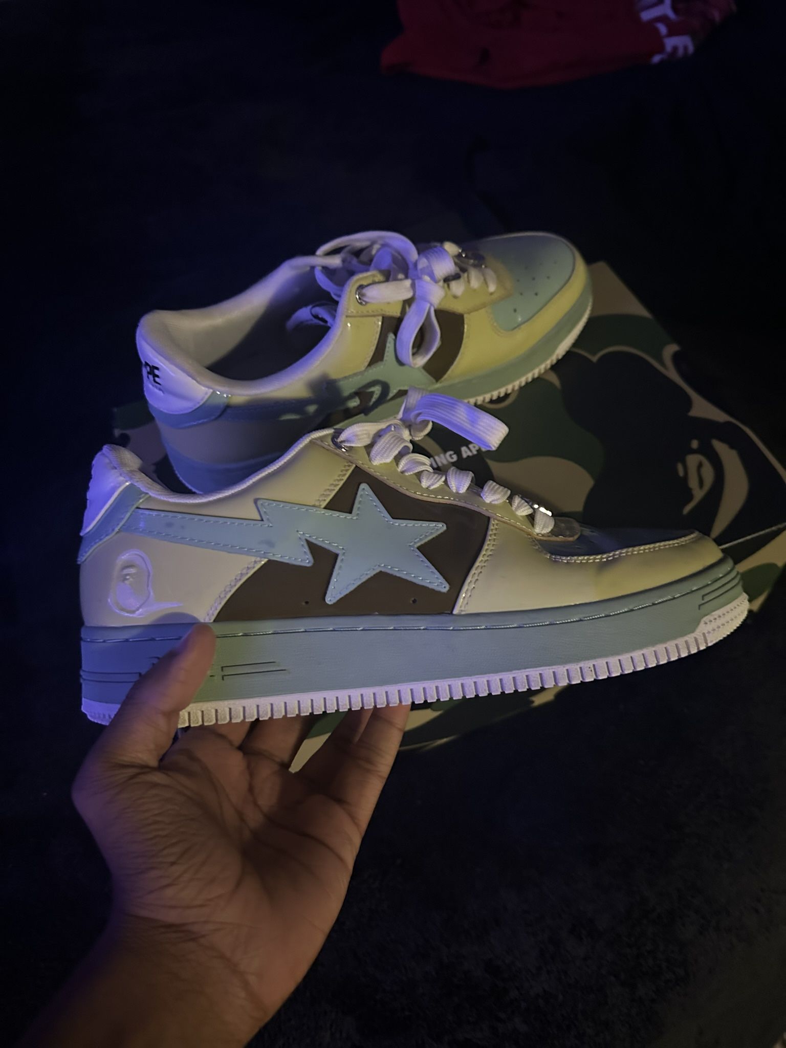 Brown & Beige Bapesta
