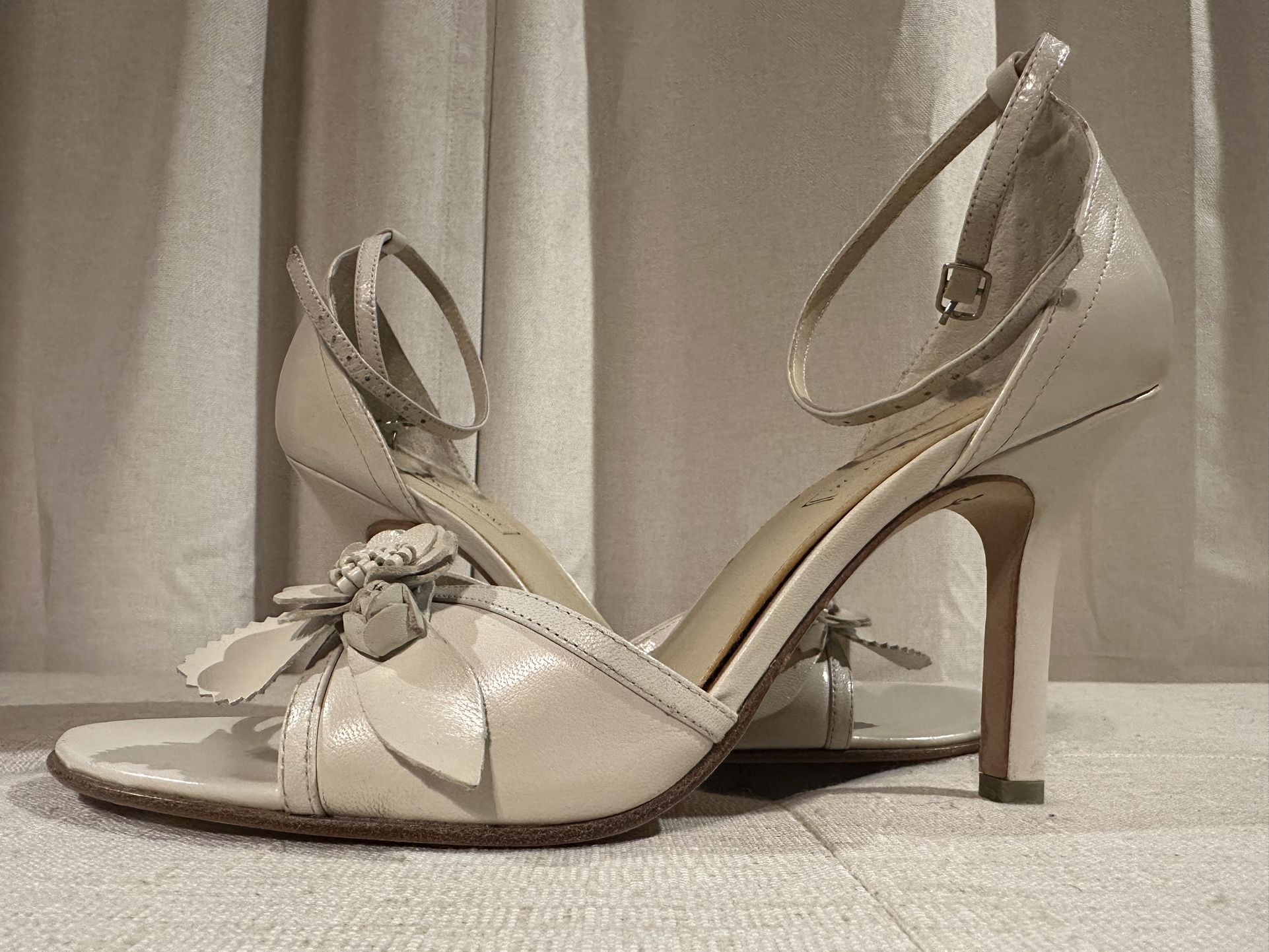 Nordstrom Leather Strappy Heels 7.5