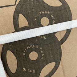 New 35lb Olympic Weight Lifting Plates 