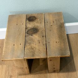 Handcrafted Stool/Outdoor Table