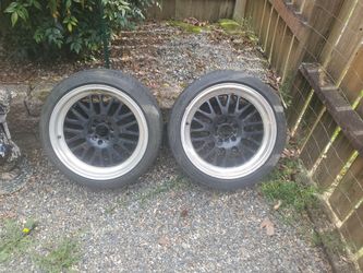 2 Aluminum Rims 17" 5 Lug Universal