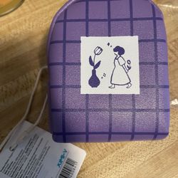 Cute Purple 🎒 Change Purse 