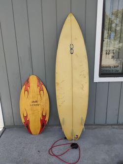 Surfboard & skimmer board