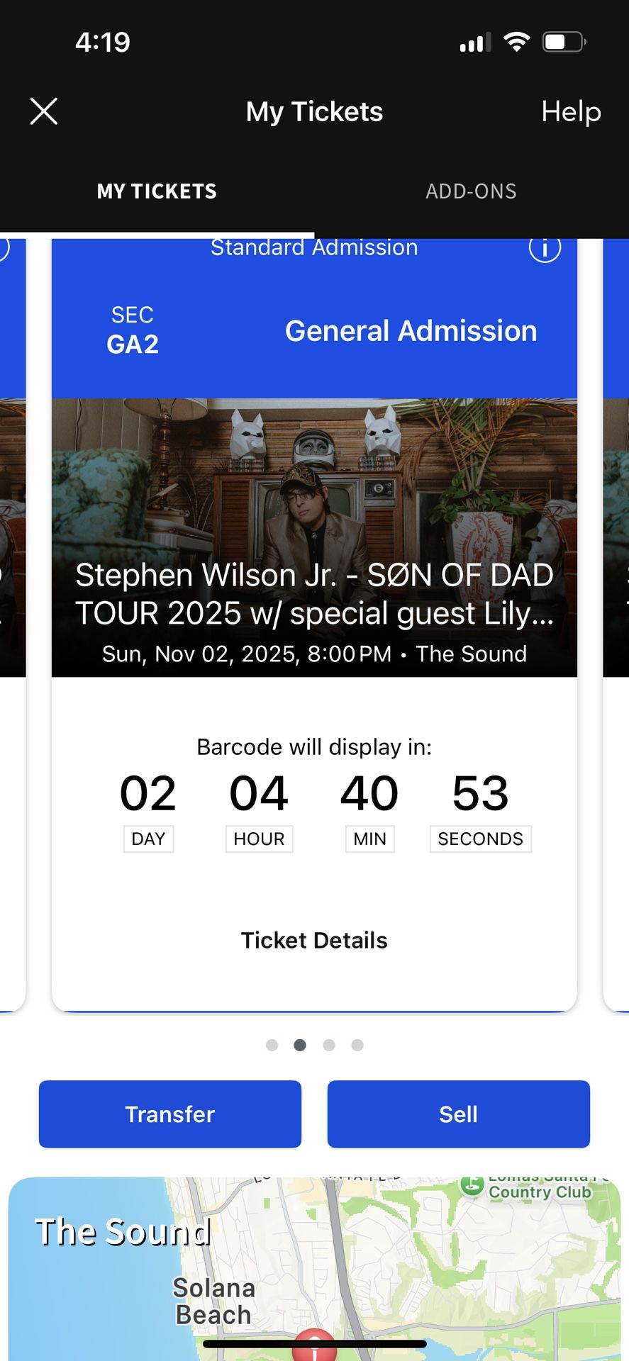 Steven Wilson Jr. Tickets