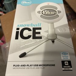 Snowball Ice  Blue Plug-& Play USN Microphone