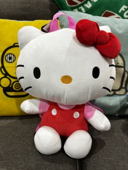 Hello Kitty Plush Backpack
