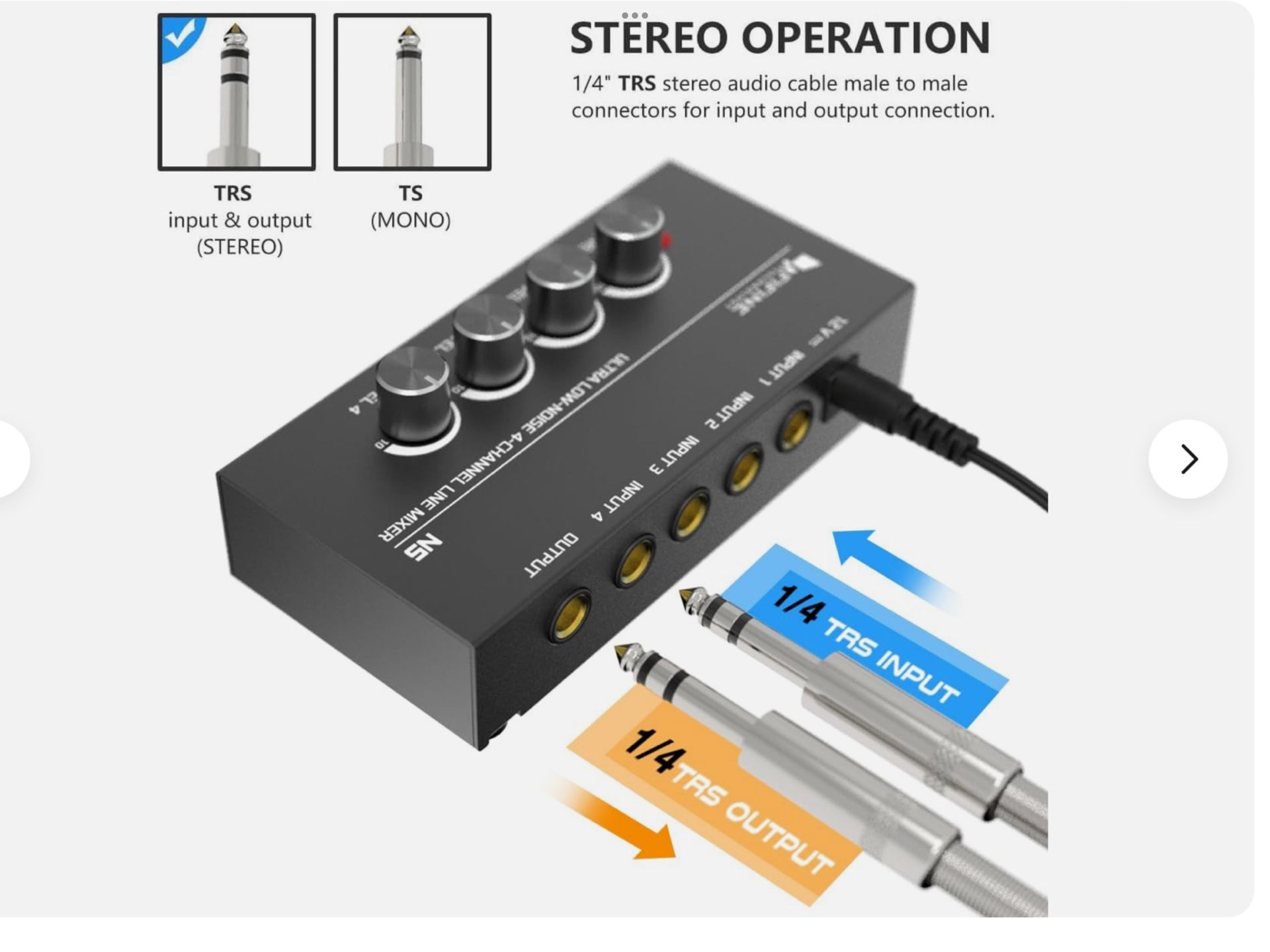 FIFINE Ultra Low-Noise 4-Channel Line Mixer for Sub-Mixing, 4 Stereo Channel . $30.00 Pick Up In South Gate
