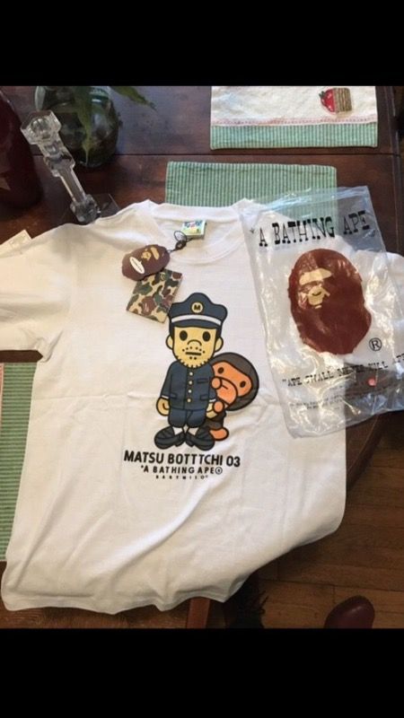 Baby milo bape t shirt size M