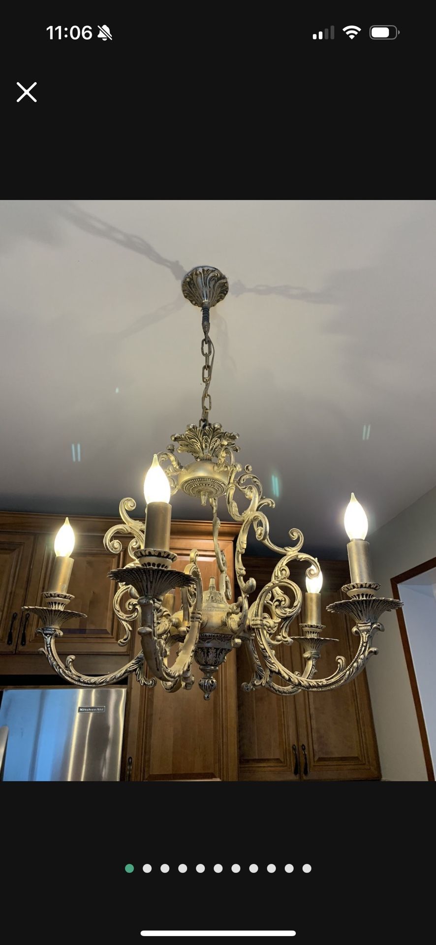 Chandelier And Candle Holders