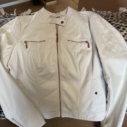 Guess Leather Jacket.   Size Large….NEW