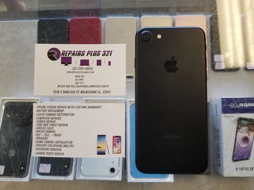 Unlocked Black iPhone 7 256gb