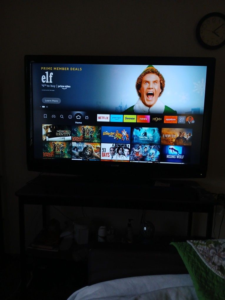 "60 Sanyo Flat-screen TV With Full HDMI