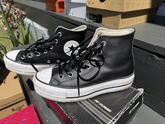 Platform Leather Converse
