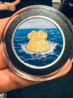Apollo Space Capsule Splashdown Commemorative Coin