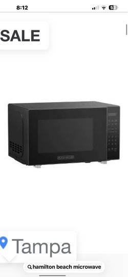 Hamilton beach microwave with inside plate