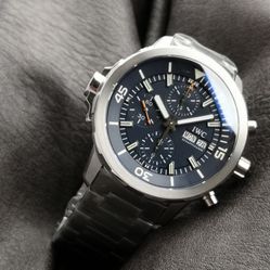 IWC Aquatimer Chronograph Blue Dial Watch