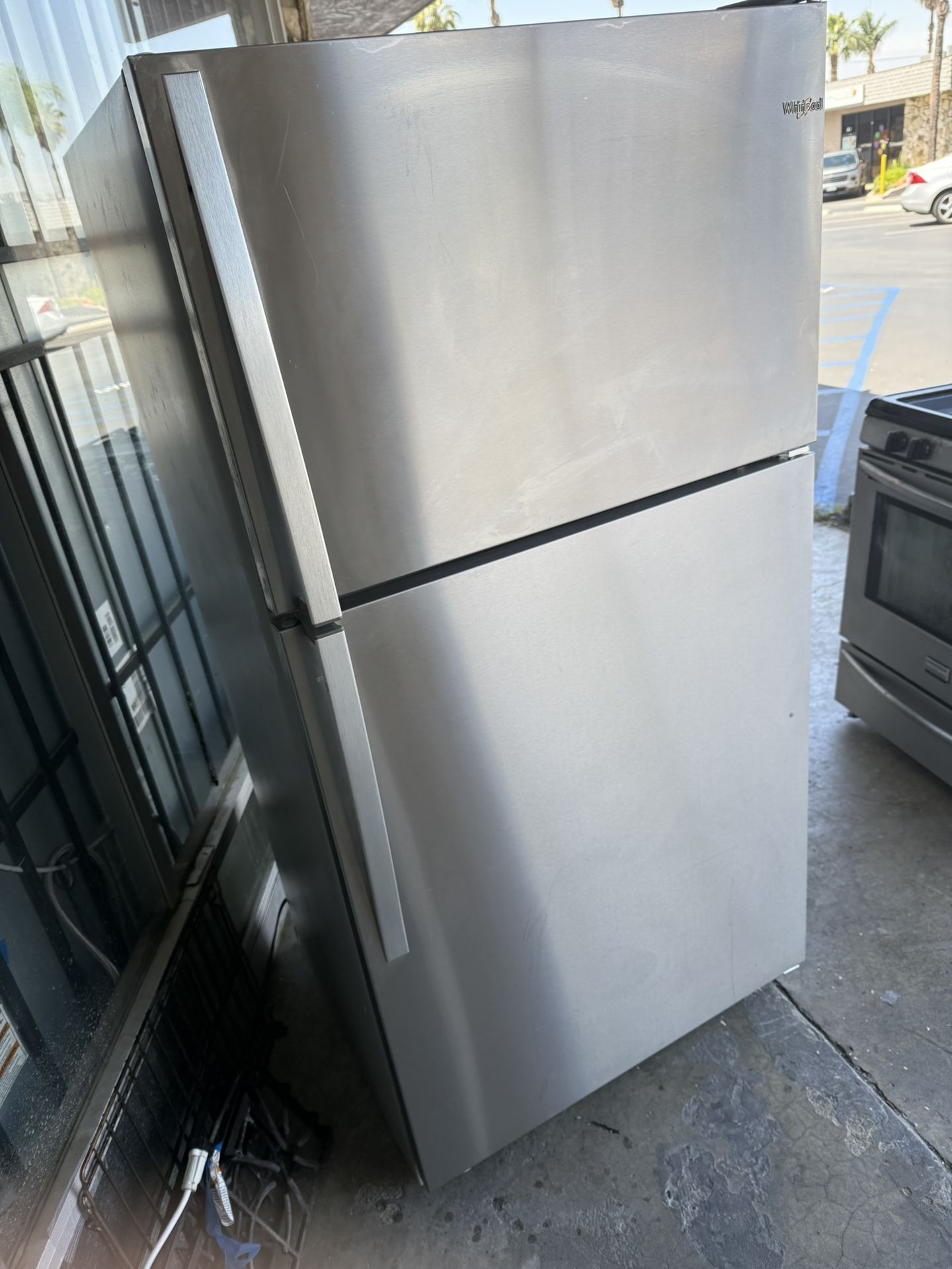 Whirlpool Stainless Steel Refrigerator And Top Freezer