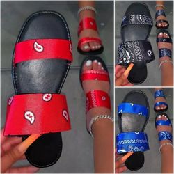 Bandana Band Flat Slides