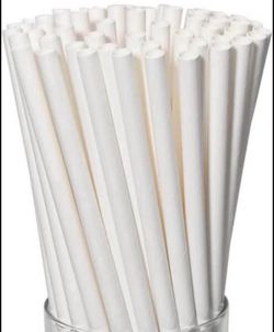 White paper Straws