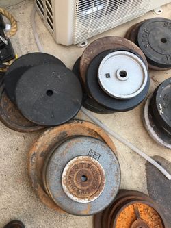 Standard 1” weights over 700lbs