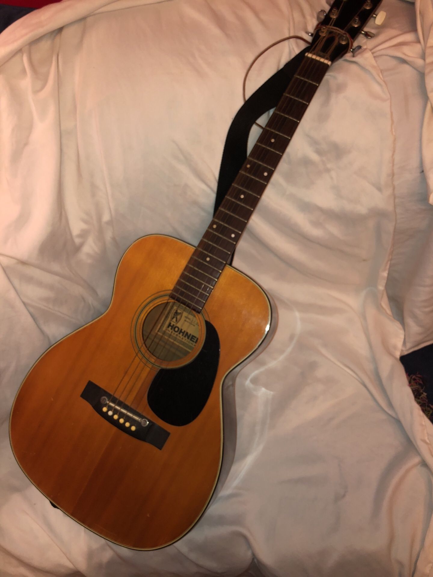Vintage Hohner Acoustic Guitar HG07 made in Japan