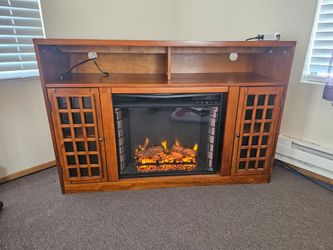 Electric fireplace console/ TV stand